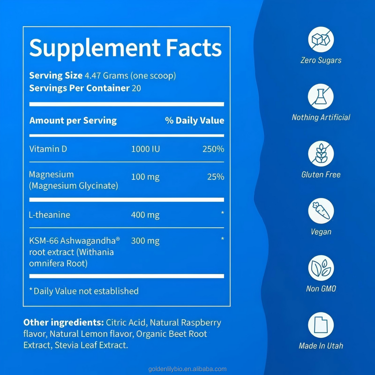 SUPRACALM™ –  Dites a dieux au stress quotidien, ventre et visage gonflés