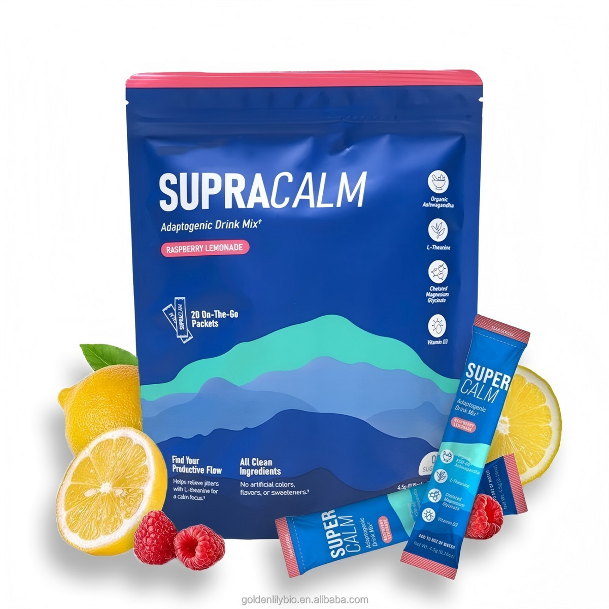 SUPRACALM™ –  Dites a dieux au stress quotidien, ventre et visage gonflés