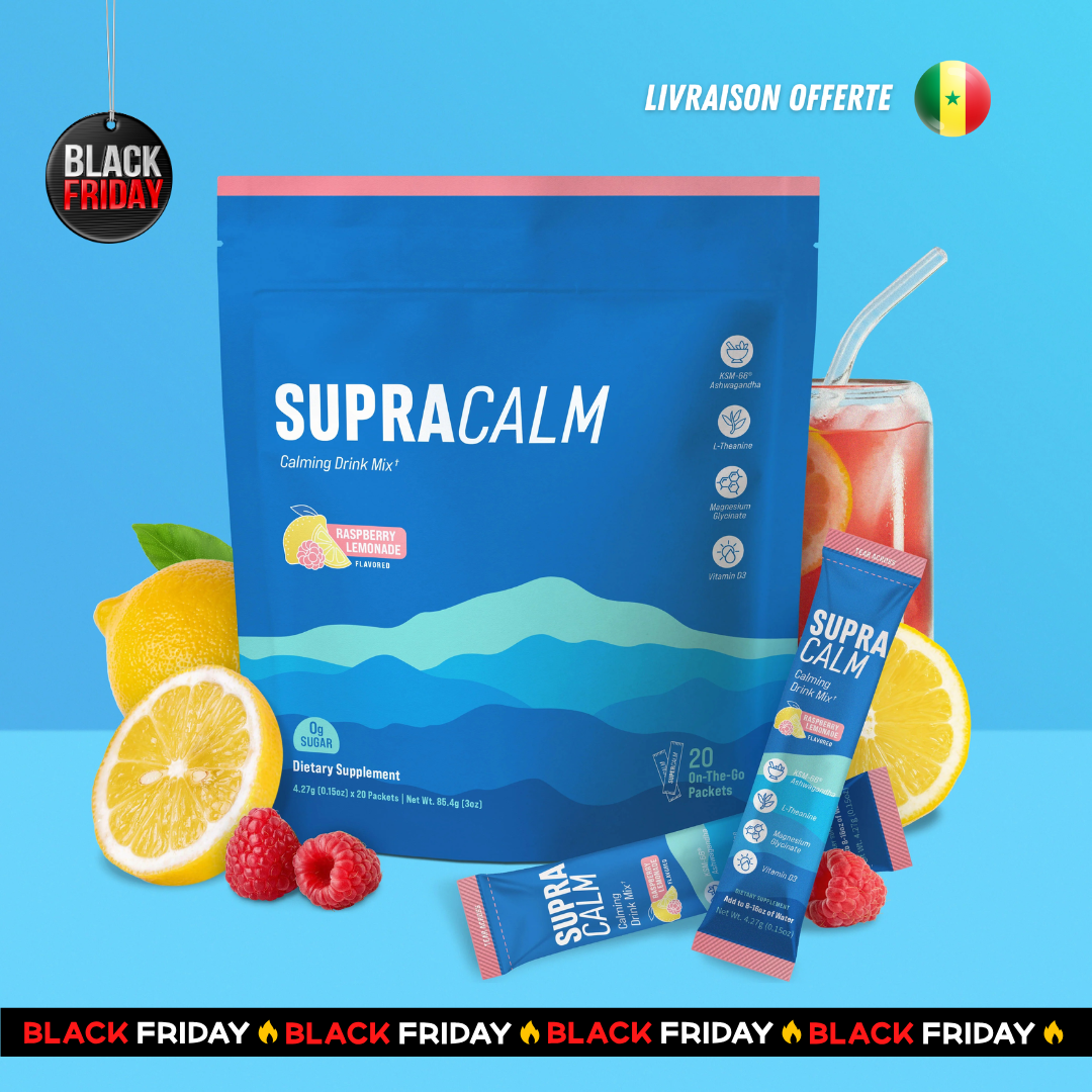 SUPRACALM™ – Dites a dieux au stress quotidien, ventre et visage gonflés