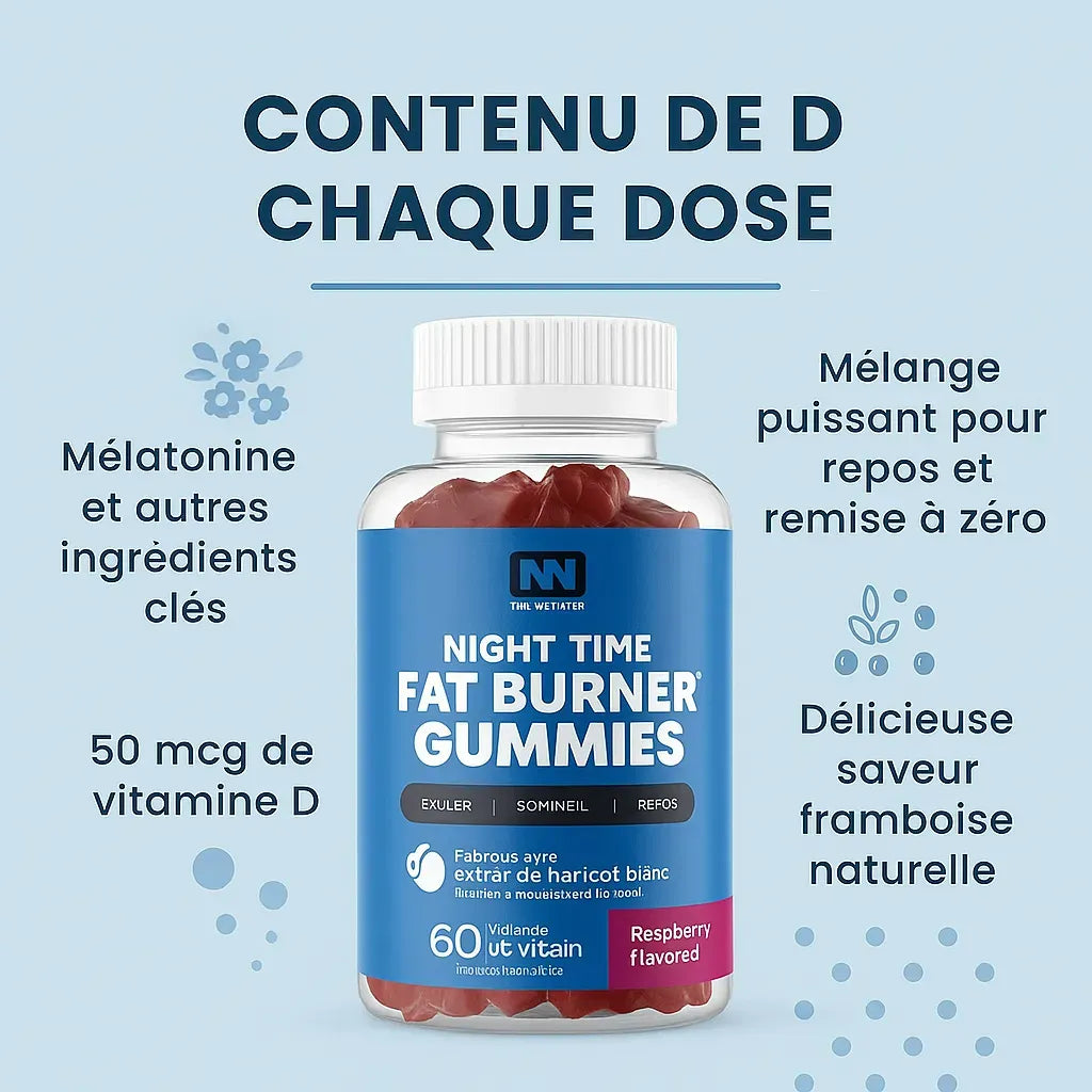 Gummies Brûleur de Graisses Nocturne